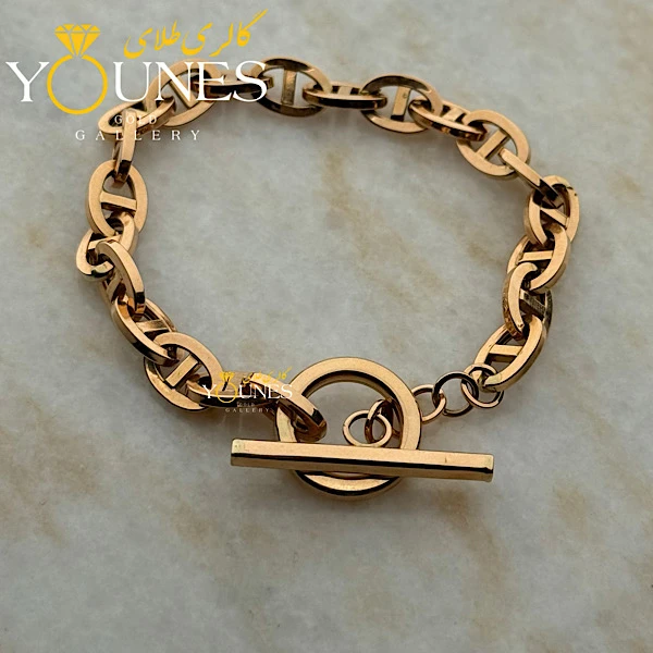 دستبند طلا هرمس قفل T